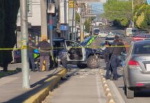 Suspenden a policía involucrado en fatal accidente de taxista