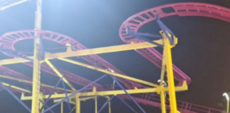 Falla en juego mecánico deja dos personas atrapadas en Guadalajara