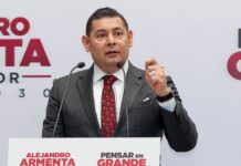 Armenta se retirará de la política al acabar su sexenio