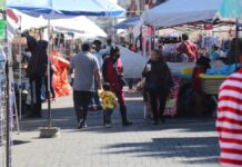 Segom supervisa instalación de comerciantes por Feria Guadalupana