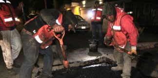 Cubren más de 2 mil 800 baches en Puebla