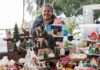 Instalan bazar navideño en Parque Benito Juárez de Puebla