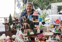 Instalan bazar navideño en Parque Benito Juárez de Puebla
