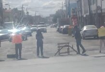Bloquean la avenida Nacional y Las Torres; provocan caos vial