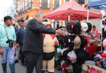 Bajarán a cero los ambulantes en el Centro de Puebla: Segom