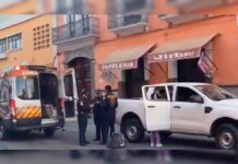 Hieren a persona durante riña entre vendedores en el Centro Histórico