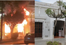 Accidente en fumigación provoca incendio en museo de Mazatlán