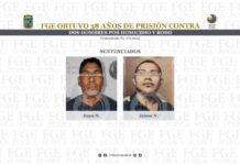 Condenan a 38 años de prisión a dos hombres por homicidio y robo