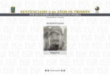 Dan 50 años de prisión a Miguel N por secuestro en Puebla