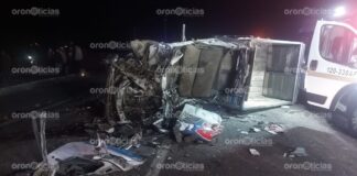 Mueren dos hombres en choque con camión de peregrinos