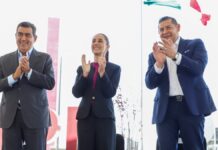 Sheinbaum reconoce trabajo de Sergio Salomón y desea éxito a Armenta