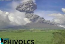 Evacuan a 87 mil personas en Filipinas por erupción del volcán Kanlaon