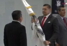 Armenta recibe mando de fuerzas estatales de seguridad pública