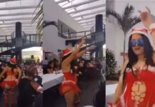 Policías estatales de Veracruz realizan posada con stripper