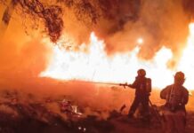 Se registra fuerte incendio en colonia Cleotilde Torres