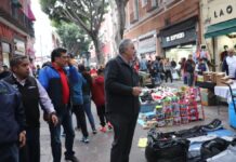 Segom verifica reordenamiento de ambulantes en Centro Histórico