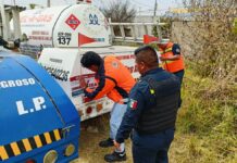 Inmovilizan dos pipas con gas LP por falta de medidas de seguridad