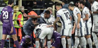 Suspenden el Fiorentina vs Inter por desplome de Edoardo Bove