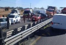 Choque múltiple en la Puebla-Orizaba deja 4 heridos