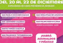 SMDIF invita a las últimas posadas en Juntas Auxiliares