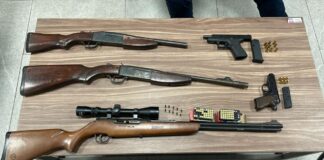 SSC detiene a seis personas con cinco armas de fuego