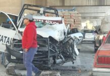 Muere policía tras carambola en la México-Puebla
