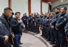 Brindan curso intensivo de seguridad a policías de Cuautlancingo