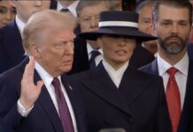 Donald Trump rinde protesta como presidente de EU