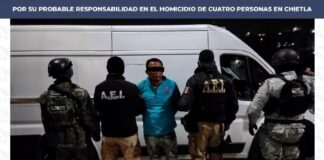 Detienen a presunto asesino de cuatro hombres en panteón de Chietla