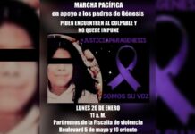 Familiares de Génesis se deslindan de marchas para exigir justicia