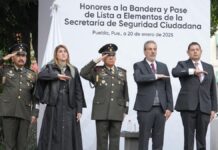 Armenta y Chedraui encabezan pase de lista a miembros de SSC en el Zócalo