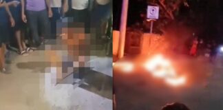 Linchan y queman en Yucatán a “El Wero”, acusado de feminicidio