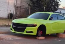 Roban las cuatro llantas a automóvil en San Andrés Cholula