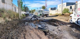 Siguen problemas por socavón en el Parque Industrial Chachapa