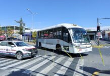 Provocan caos vial en calles de Puebla con marcha