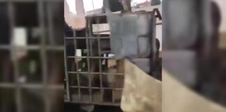 Remolque se incendia en la carretera Puebla-Tehuacán