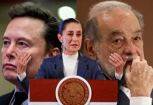 Sheinbaum defiende a Carlos Slim de las acusaciones de Elon Musk