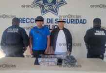 Detienen en Tehuacán a dos hombres con un millón de pesos