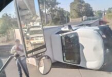 Recuperan camioneta robada tras persecución en la México-Puebla