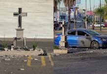 Destruyen con explosivos cenotafio de Édgar Guzmán, hijo de ‘El Chapo’