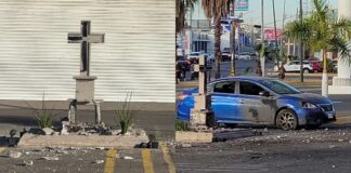 Destruyen con explosivos cenotafio de Édgar Guzmán, hijo de ‘El Chapo’