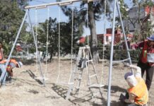 Supervisa Pepe Chedraui mantenimiento de espacios públicos en Infonavit Amalucan