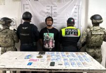 Semar y policía de Cuautlancingo detienen a narcomenudista