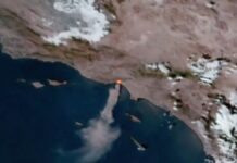 Captan desde el espacio los incendios en Los Ángeles