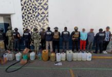 SSP, Sedena y Semar detienen a 14 huachicoleros en Santa Rita Tlahuapan