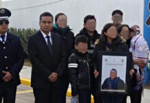 Rinden homenaje a Juan Cuautle, policía caído en Coronango