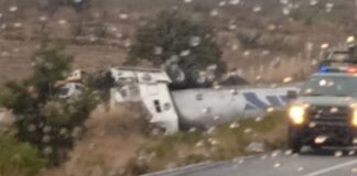 Chocan dos tráileres en la Amozoc-Perote; hay un muerto