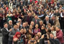 Asiste Armenta a celebración de 100 días de mandato de Sheinbaum