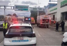 Evacúan laboratorio médico por fuga de gas en Puebla