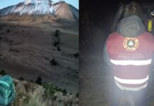 Localizan a dos personas extraviadas en el volcán Citlaltépetl